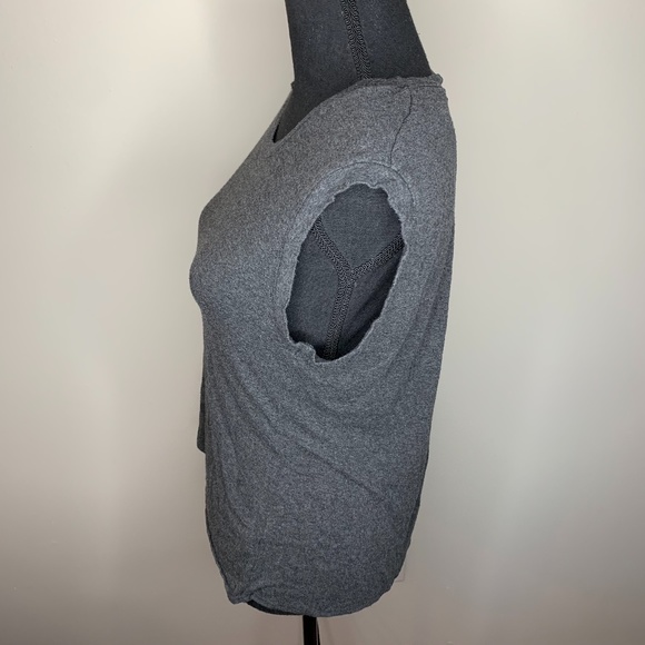 Marine Layer Dark Grey Open Back Tank Top S - Picture 2 of 5